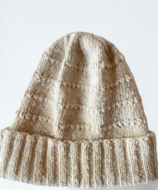 Handknit Lambswool Beanie
