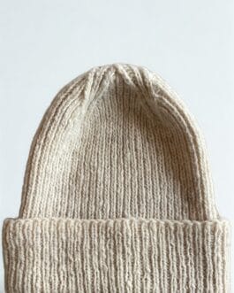 Lambswool Handknit Beanie